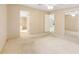 Spacious bedroom featuring a ceiling fan, and carpeted flooring at 8443 Fantasia Park Way, Riverview, FL 33578