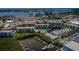 Stunning aerial view showcases the community's marina, pool, and lush landscaping, offering waterfront living at 1324 Pasadena S Ave # 501, South Pasadena, FL 33707