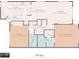 Detailed floor plan showcasing the layout of the home, including the kitchen, bedrooms, living room, and bathrooms at 1324 Pasadena S Ave # 501, South Pasadena, FL 33707