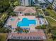 Relax by the sparkling pool and spa with a spacious deck area, offering a resort-like atmosphere at 1324 Pasadena S Ave # 501, South Pasadena, FL 33707