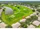 Aerial view of the home within a beautiful golf course community at 2417 Locksley St # 229, Sun City Center, FL 33573