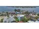 Beautiful waterfront home on the water with lush tropical greenery at 2650 W Bay Isle Se Dr, St Petersburg, FL 33705