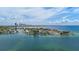 Waterfront home with ocean view and a beautiful tropical landscape at 2650 W Bay Isle Se Dr, St Petersburg, FL 33705