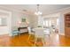 Cozy dining room with hardwood floors and adjacent living spaces at 3611 W Bay To Bay Blvd, Tampa, FL 33611