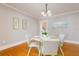 Classic dining room featuring hardwood floors and recessed lighting at 3611 W Bay To Bay Blvd, Tampa, FL 33611
