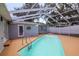 The pool is surrounded by an orange patio with easy access to doors into the home at 4317 S Hale Ave, Tampa, FL 33611