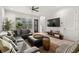 Comfortable living room featuring a sectional sofa and stylish decor at 4913 N Nebraska Ave # 5, Tampa, FL 33603