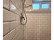 Close up of the newly tiled shower in the bathroom at 5258 Wisteria Cir, New Port Richey, FL 34653