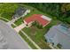 The property has a well maintained and landscaped yard at 8671 Cypress Lakes Blvd, New Port Richey, FL 34653