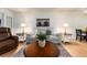 Comfortable living room features neutral colors and lots of light at 3078 Eastland Blvd # 205, Clearwater, FL 33761