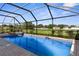 Screened in pool and spa with brick surround, perfect for entertaining and relaxing at 1280 Hill Flower Dr, Brooksville, FL 34604