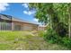 Fenced yard with a spacious backyard, offering privacy and outdoor enjoyment at 14047 Weddington Ter, Hudson, FL 34669