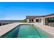 Beautiful backyard featuring a private pool, direct access to the bay, and modern architectural design at 2002 Carolina Ne Cir, St Petersburg, FL 33703