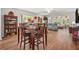 Spacious living and dining area with hardwood floors and comfortable seating at 2254 Norwegian Dr # 22, Clearwater, FL 33763