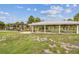 Park featuring a large pavilion with picnic tables, perfect for Gathering gatherings and outdoor events at 2452 Bayshore Blvd, Dunedin, FL 34698