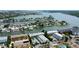 Beautiful aerial view of waterfront community with canal access and private pools at 318 Windrush Blvd # 10, Indian Rocks Beach, FL 33785