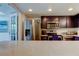 Bright kitchen features stainless steel appliances and quartz countertops at 318 Windrush Blvd # 10, Indian Rocks Beach, FL 33785