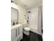 Updated bathroom features a shower with tile surround and black fixtures at 321 42Nd S Ave, St Petersburg, FL 33705
