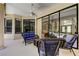 This home features a relaxing outdoor lounge area for quiet relaxation and enjoying the scenery at 3353 Wedgewood Way, Tarpon Springs, FL 34688
