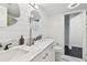 Updated bathroom with stylish vanity, fixtures, and a toilet at 345 S Mcmullen Booth Rd # 142, Clearwater, FL 33759