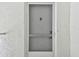 Close up of screen door with textured white walls at 345 S Mcmullen Booth Rd # 142, Clearwater, FL 33759