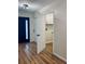 Home entryway leading to the laundry room with washer and dryer hookups at 4639 Cabbage Palm Dr, Valrico, FL 33596