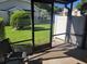 Screened patio with black outdoor furniture, providing a relaxing outdoor space at 5100 Burchette Rd # 1304, Tampa, FL 33647