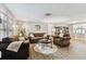 Inviting living room with plush seating, warm lighting, and stylish decor that creates an appealing ambiance at 5744 Thrush Dr, New Port Richey, FL 34652