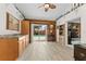 Light-filled dining room with sliding glass doors leading to the pool area at 6289 107Th N Ave, Pinellas Park, FL 33782