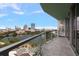 Wide balcony overlooking a scenic cityscape with a lake at 777 3Rd N Ave # 1304, St Petersburg, FL 33701