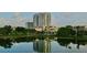 Beautiful exterior view of the building reflected in the lake at 777 3Rd N Ave # 1304, St Petersburg, FL 33701