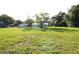 Expansive backyard featuring mature trees and lush, green grass at 8807 Mary Ivy Dr, Plant City, FL 33567