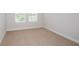 Cozy bedroom featuring neutral carpet and filled with natural light at 10036 Surrey Rose Dr, San Antonio, FL 33576