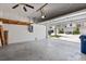 Spacious two car garage with automatic door and concrete flooring at 1050 Starkey Rd # 704, Largo, FL 33771