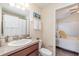 Bathroom includes sink, mirror, and closet for storage space at 13194 Royal Pines Ave, Riverview, FL 33579