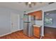 Kitchen featuring stainless steel refrigerator at 1717 Atrium Dr, Sun City Center, FL 33573