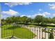A beautiful backyard view from the home's second floor at 18521 Wayne Rd, Odessa, FL 33556