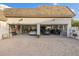 Attached three car garage with epoxy floors, custom lighting and storage, and extra high ceilings at 18521 Wayne Rd, Odessa, FL 33556
