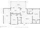 Detailed floorplan illustrating the layout of the home, including the kitchen, bedrooms, and sun room at 22442 Vale Ave, Punta Gorda, FL 33980