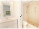Bathroom with a shower and vanity at 2400 Winding Creek Blvd # Bldg18A210, Clearwater, FL 33761