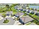 Beautiful aerial view of a Primary planned community surrounding multiple lakes with ample green space at 31105 Mango Fade Way, San Antonio, FL 33576