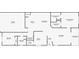 Floor plan that shows the layout including the garage, bedroom, kitchen, office, and living room at 31105 Mango Fade Way, San Antonio, FL 33576