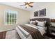 Cozy bedroom with a plush bed, decorative pillows, and stylish nightstands at 3500 Ballastone Dr, Land O Lakes, FL 34638