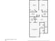 Second floor layout featuring bedrooms, bathrooms, closets, and loft at 3918 Silverlake Way, Wesley Chapel, FL 33544