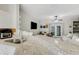 Bright kitchen features granite counters, stainless appliances, and an open layout to the living space at 4322 Fincastle Ct, Tampa, FL 33624