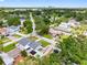 Aerial view of neighborhood, highlighting residential homes, tree coverage, and overall community atmosphere at 4401 S Trask St, Tampa, FL 33611