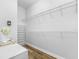 Spacious walk-in closet with multiple shelves and ample space for storage and organization at 4401 S Trask St, Tampa, FL 33611