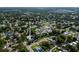 Expansive aerial view of the property and surrounding neighborhood with mature trees at 4711 12Th N St, St Petersburg, FL 33703