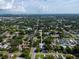 Aerial view of the property, revealing its position within a lush, established residential area at 4711 12Th N St, St Petersburg, FL 33703