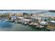 Gorgeous waterfront building with boat slips, gorgeous ocean views, and a nearby bridge at 706 Bayway Blvd # 503, Clearwater, FL 33767